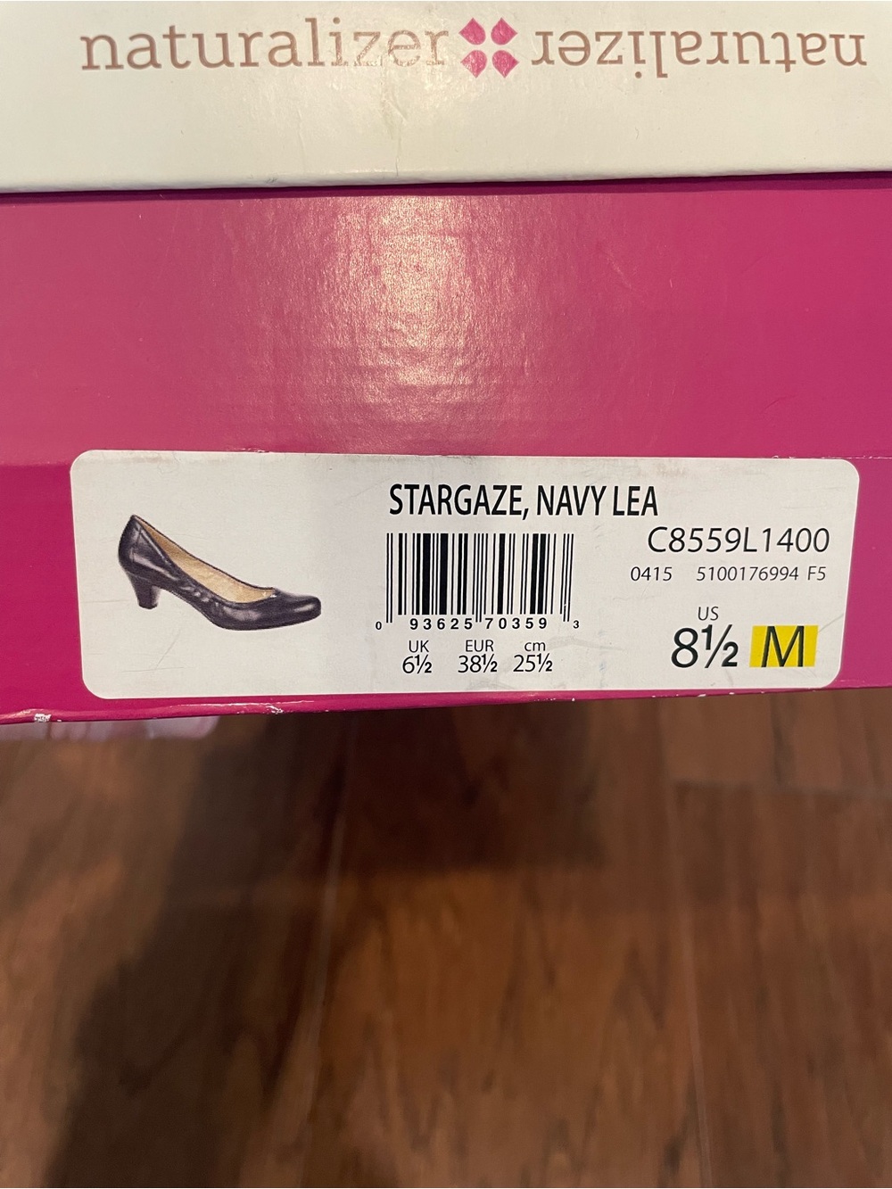 Naturalizer Stargaze Navy Heels - Picture 3 of 8